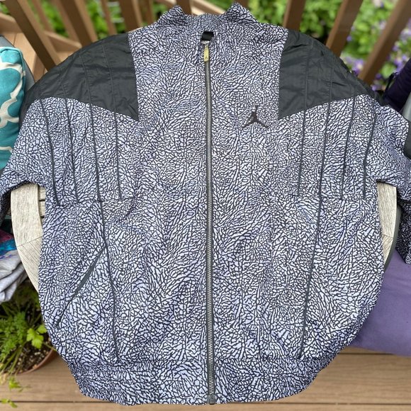 jordan elephant print windbreaker